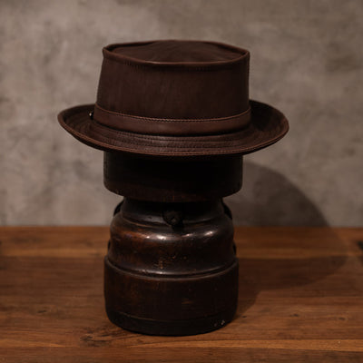 PORKPIE HAT / BROWN COW